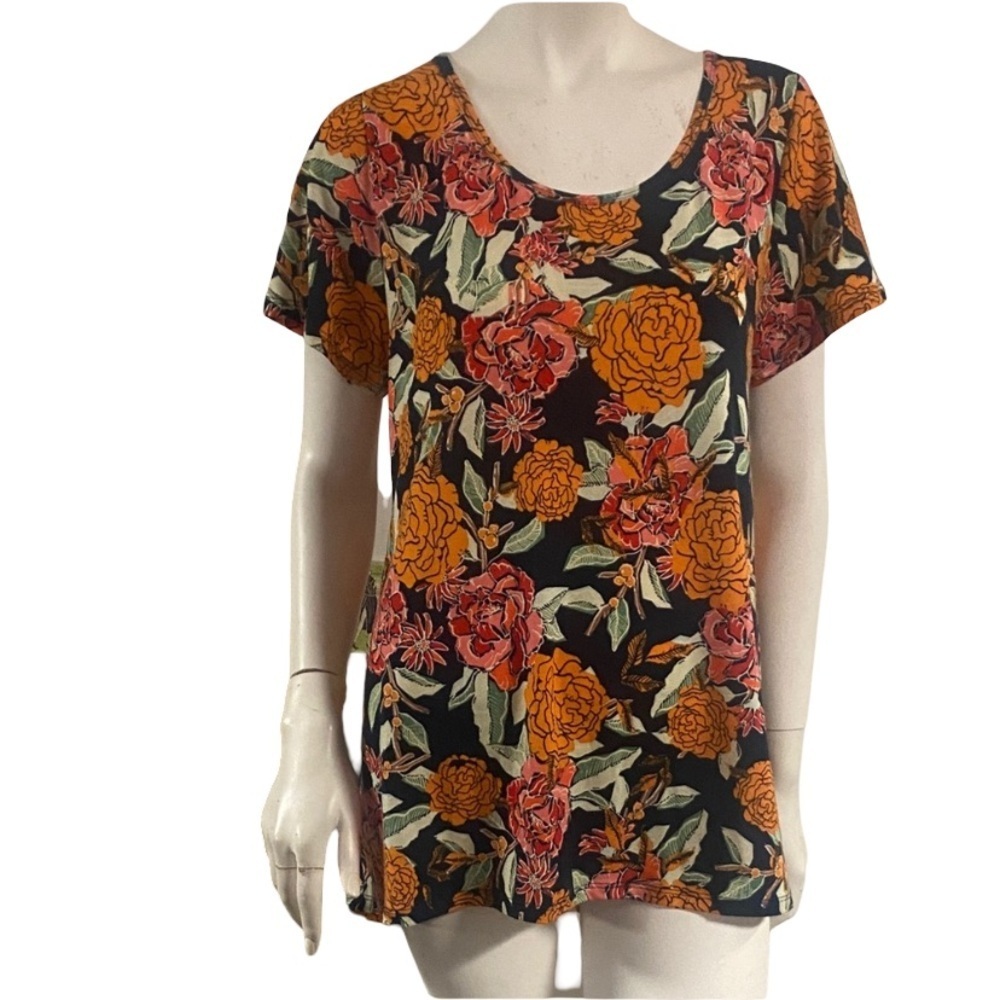 Lularoe Floral Print Women's Top Size Large